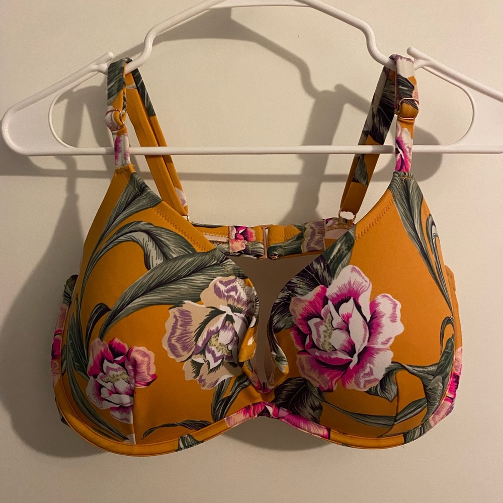 Shade & Shore floral yellow bikini